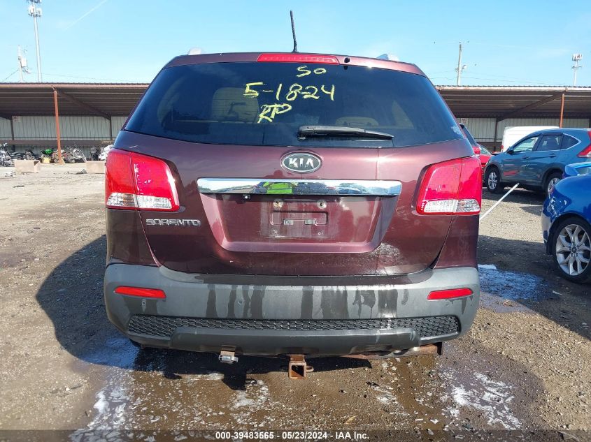 2012 Kia Sorento Lx VIN: 5XYKT4A67CG224519 Lot: 39483565