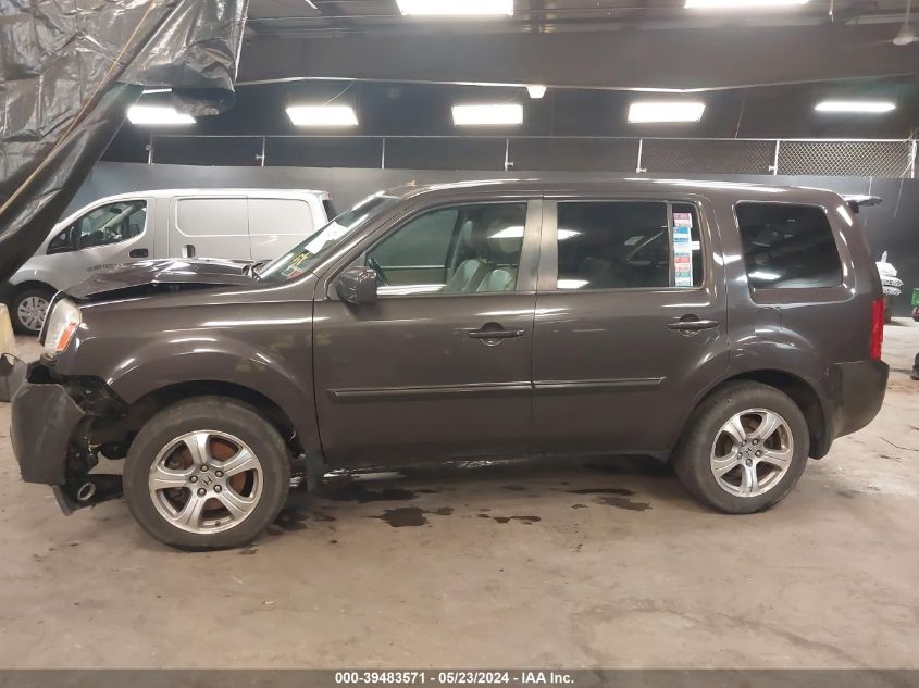 2014 Honda Pilot Ex-L VIN: 5FNYF4H50EB010691 Lot: 39483571