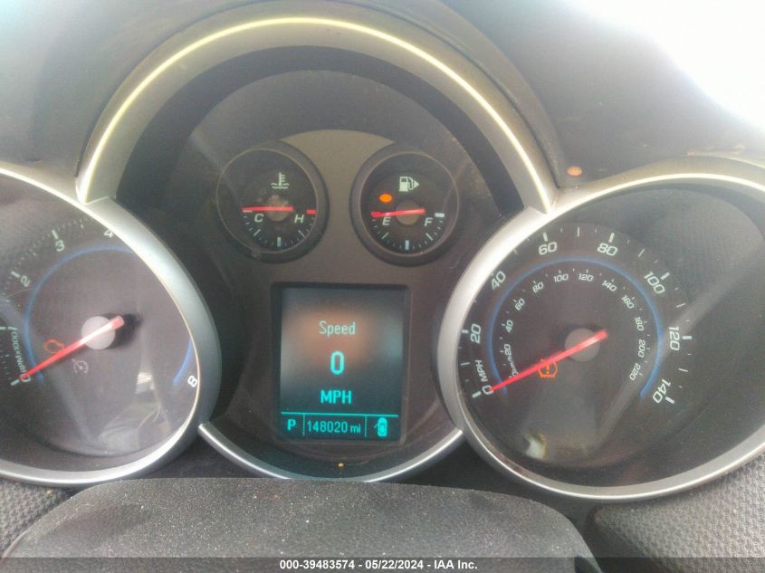 2012 Chevrolet Cruze 1Lt VIN: 1G1PF5SC6C7240966 Lot: 39483574