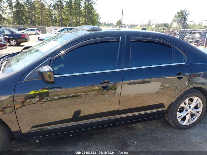 2012 Ford Fusion Se VIN: 3FAHP0HA1CR317498 Lot: 39483593