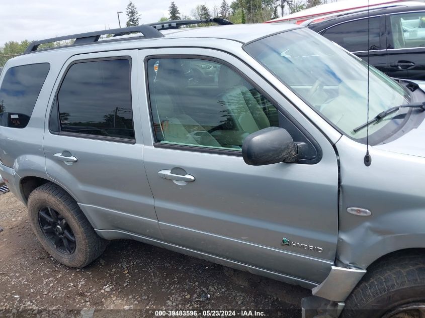 2006 Mercury Mariner Hybrid VIN: 4M2CU98H26KJ20471 Lot: 39483596