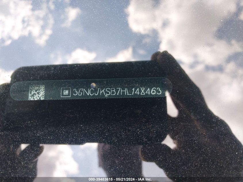 2017 Chevrolet Trax Ls VIN: 3GNCJKSB7HL148463 Lot: 39483615