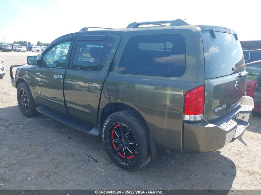 2005 Nissan Armada Se/Le VIN: 5N1AA08B55N702442 Lot: 39483624