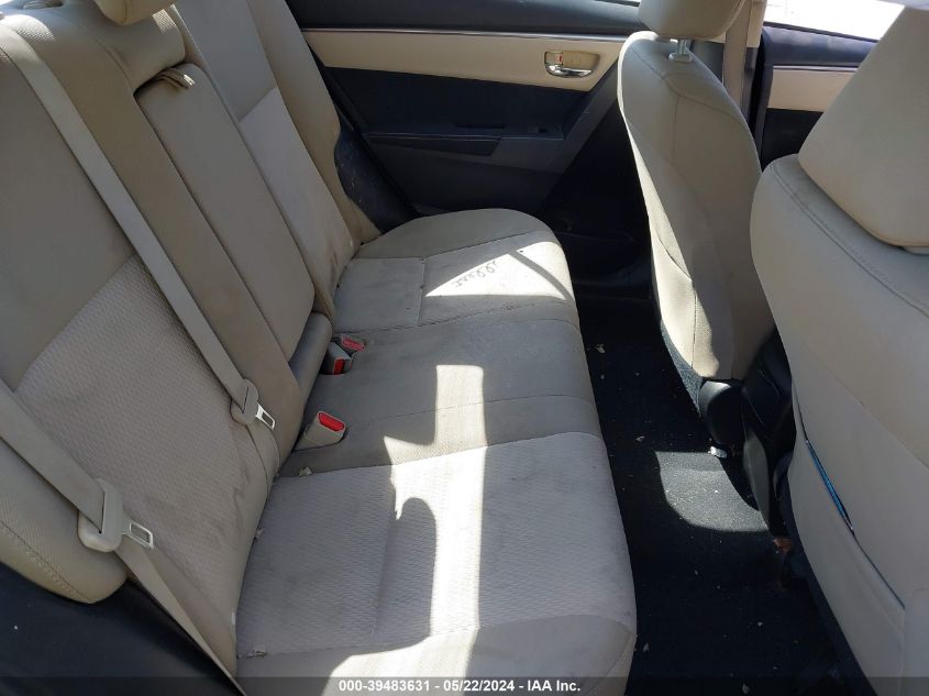 2015 Toyota Corolla Le VIN: 2T1BURHE6FC428297 Lot: 39483631