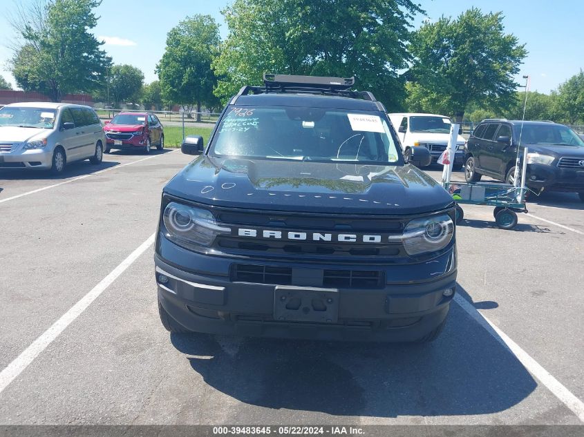 2021 Ford Bronco Sport Outer Banks VIN: 3FMCR9C68MRB30035 Lot: 39483645