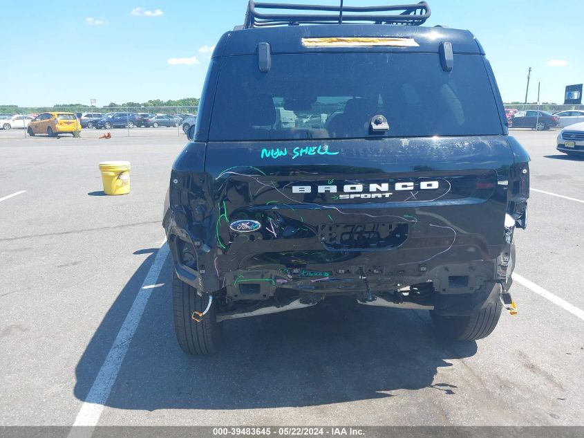 2021 Ford Bronco Sport Outer Banks VIN: 3FMCR9C68MRB30035 Lot: 39483645