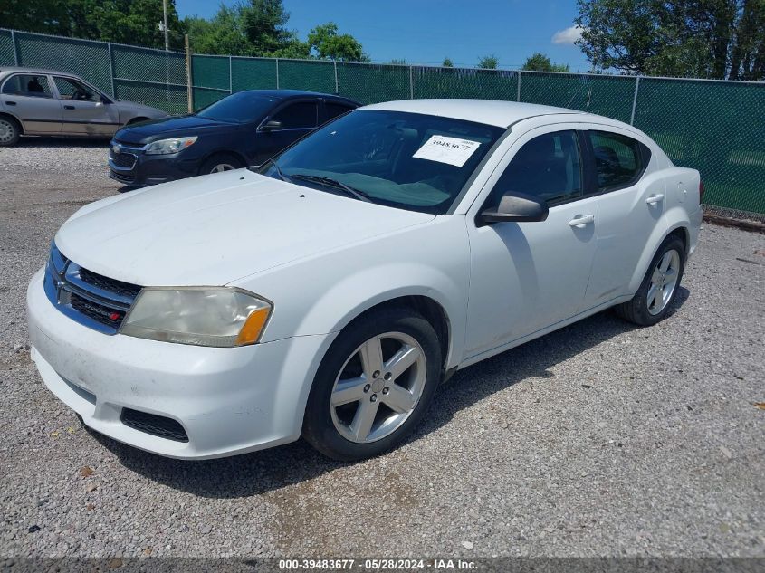 2013 Dodge Avenger Se VIN: 1C3CDZABXDN516787 Lot: 39483677