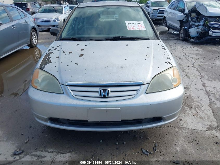 2003 Honda Civic Lx VIN: 2HGES16503H578271 Lot: 39483694
