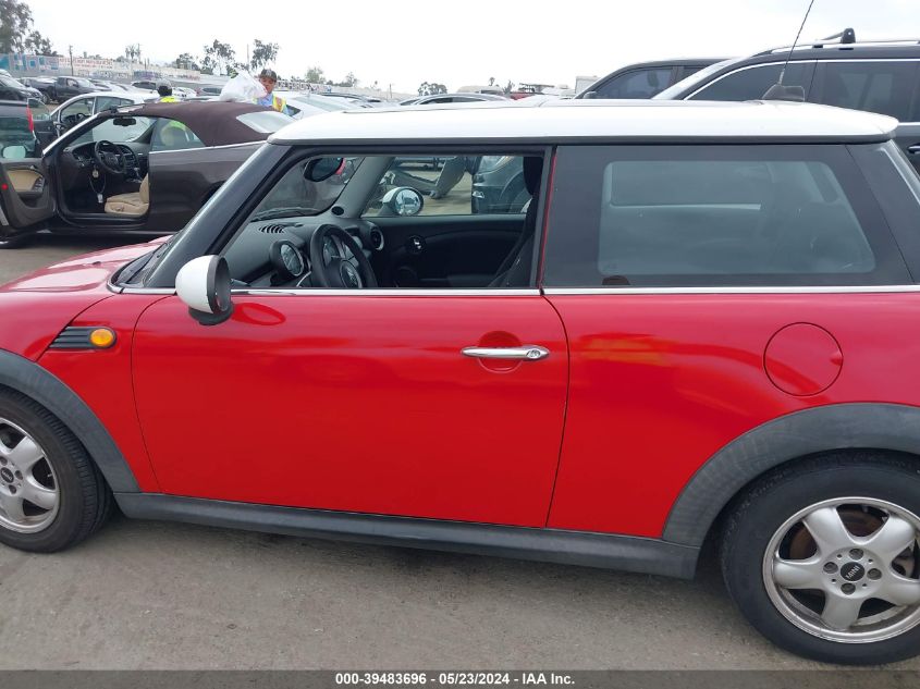 2008 Mini Cooper VIN: WMWMF33578TT60821 Lot: 39483696