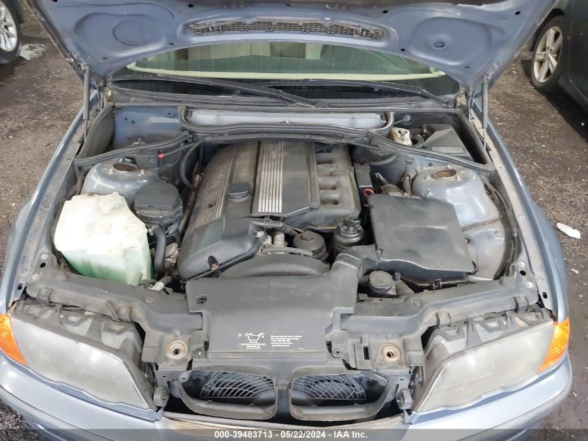 2001 BMW 325I VIN: WBAAV33421FU79460 Lot: 39483713