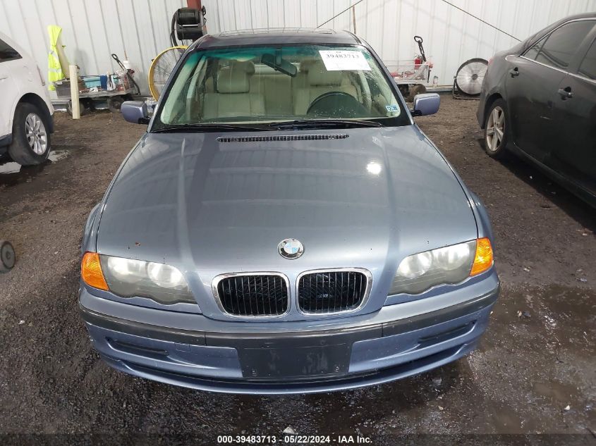 2001 BMW 325I VIN: WBAAV33421FU79460 Lot: 39483713