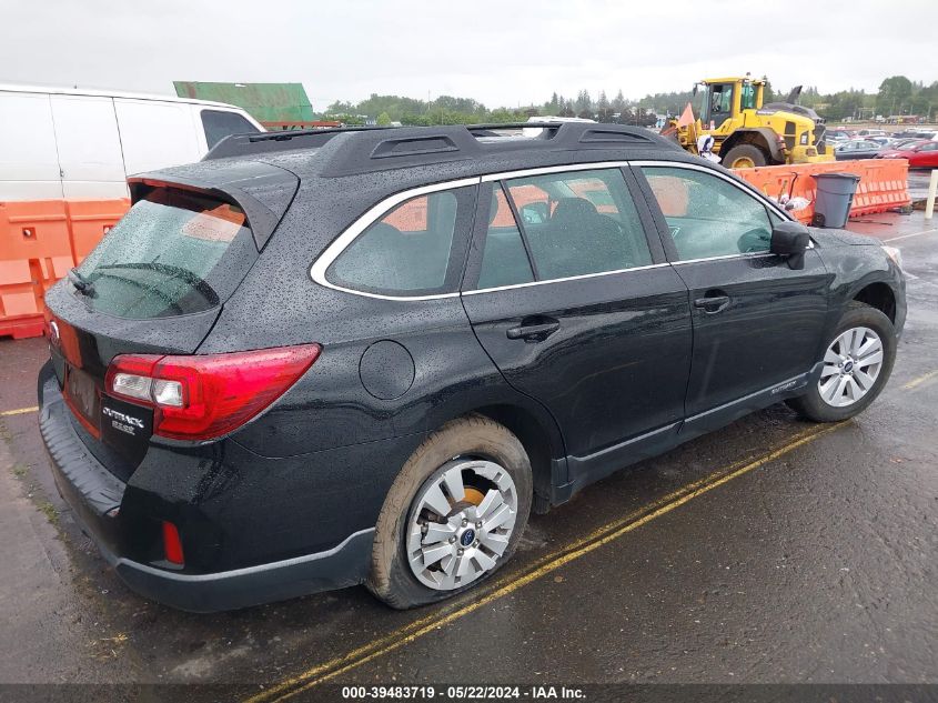 2017 Subaru Outback 2.5I VIN: 4S4BSAAC1H3207486 Lot: 39483719