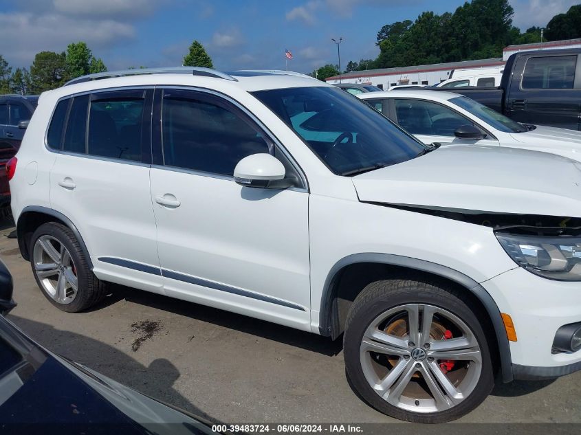 2014 Volkswagen Tiguan R-Line VIN: WVGAV3AX9EW559677 Lot: 39483724