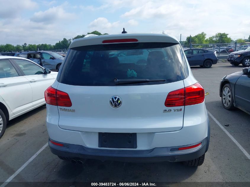 2014 Volkswagen Tiguan R-Line VIN: WVGAV3AX9EW559677 Lot: 39483724