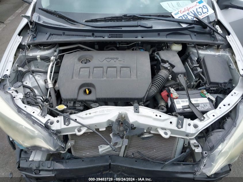 2016 Toyota Corolla Le VIN: 5YFBURHE3GP475529 Lot: 39483728