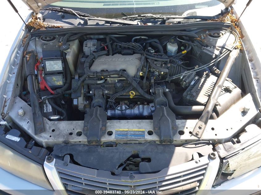 2003 Chevrolet Impala VIN: 2G1WF52E039438082 Lot: 39483740