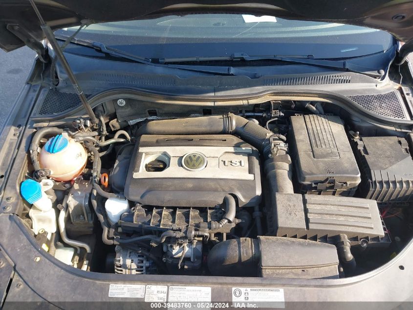 2013 Volkswagen Cc 2.0T Sport VIN: WVWBP7AN9DE524974 Lot: 39483760