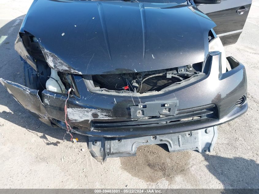 2010 Nissan Sentra 2.0S VIN: 3N1AB6AP8AL722434 Lot: 39483801