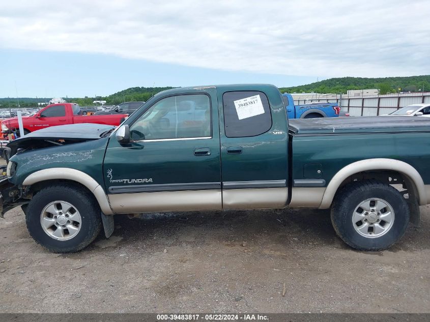 2001 Toyota Tundra Sr5 V8 VIN: 5TBRT34121S132140 Lot: 39483817