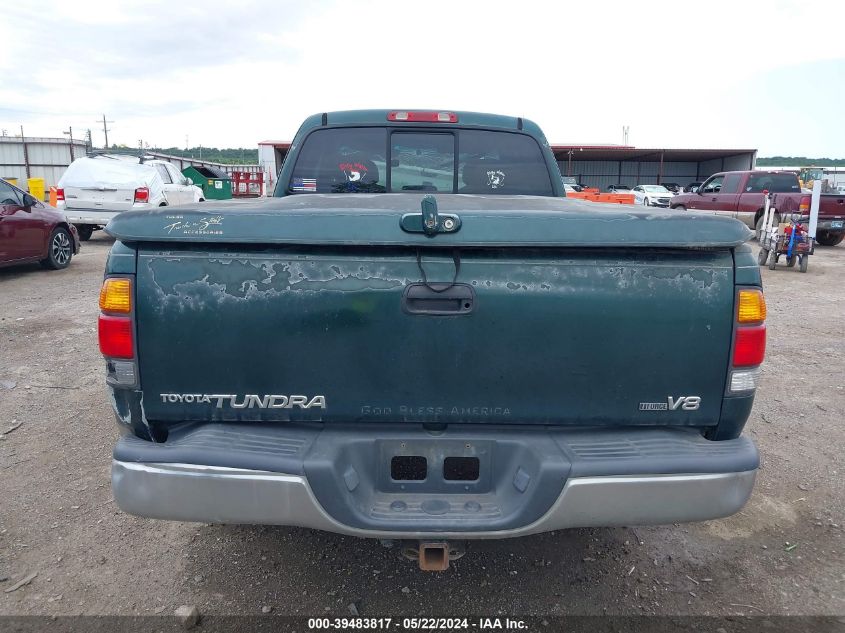 2001 Toyota Tundra Sr5 V8 VIN: 5TBRT34121S132140 Lot: 39483817