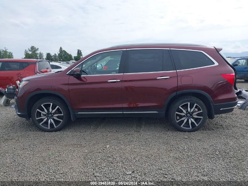 2021 Honda Pilot Awd Touring 8 Passenger VIN: 5FNYF6H91MB085185 Lot: 39483820