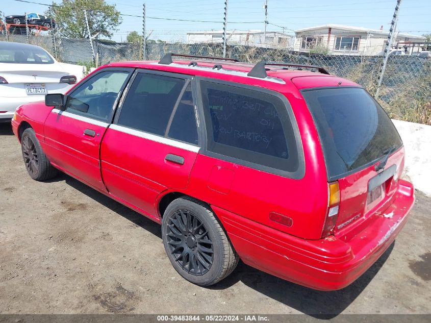 1993 Ford Escort Lx VIN: 3FAPP15J4PR204351 Lot: 39483844