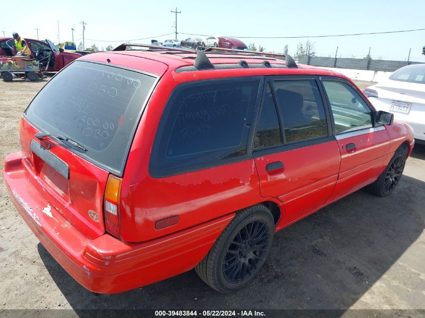 1993 Ford Escort Lx VIN: 3FAPP15J4PR204351 Lot: 39483844