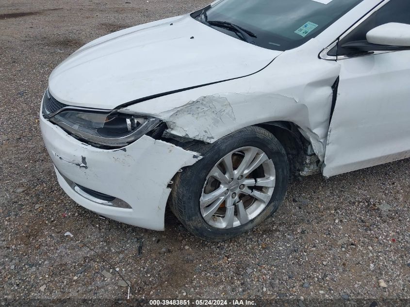 2015 Chrysler 200 Limited VIN: 1C3CCCAB0FN596698 Lot: 39483851