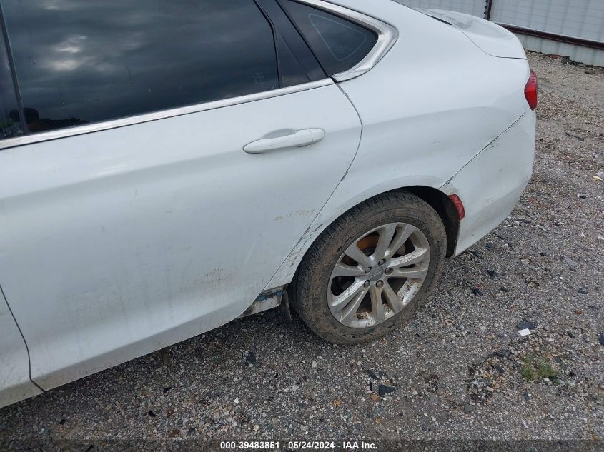 2015 Chrysler 200 Limited VIN: 1C3CCCAB0FN596698 Lot: 39483851