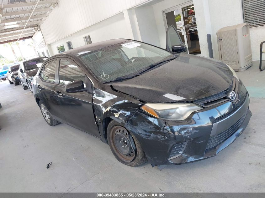 2016 Toyota Corolla Le VIN: 2T1BURHE6GC500438 Lot: 39483855