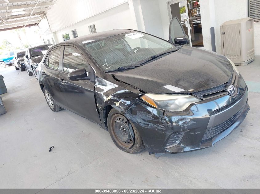 2016 Toyota Corolla Le VIN: 2T1BURHE6GC500438 Lot: 39483855