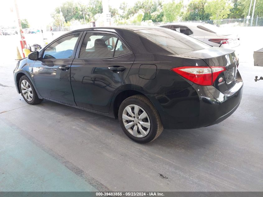 2016 Toyota Corolla Le VIN: 2T1BURHE6GC500438 Lot: 39483855