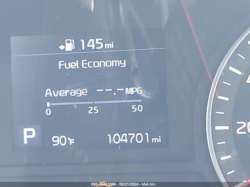 2019 Kia Optima S VIN: 5XXGT4L32KG294716 Lot: 39483866