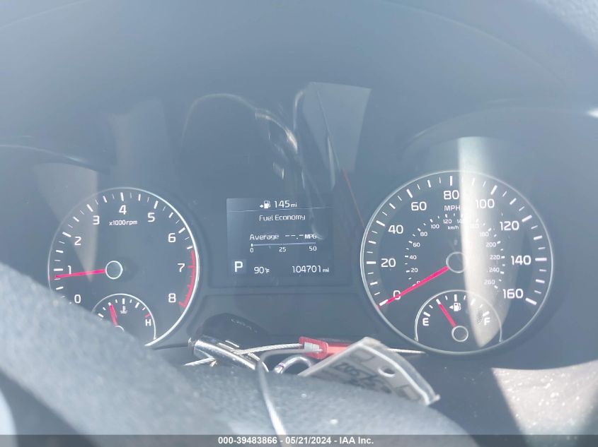 2019 Kia Optima S VIN: 5XXGT4L32KG294716 Lot: 39483866