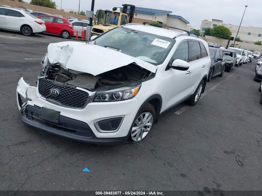 2017 KIA SORENTO 3.3L LX - 5XYPG4A58HG307076