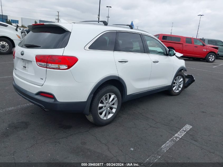 2017 Kia Sorento 3.3L Lx VIN: 5XYPG4A58HG307076 Lot: 39483877