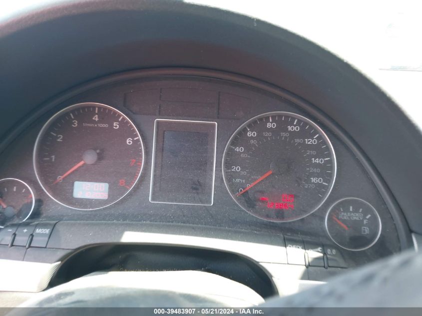 2007 Audi A4 2.0T VIN: WAUAF78E17A031478 Lot: 39483907