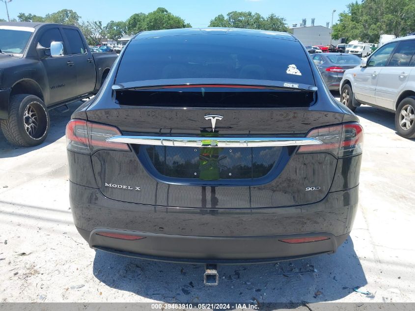 2016 Tesla Model X 60D/70D/75D/90D/P100D VIN: 5YJXCBE2XGF002524 Lot: 39483910