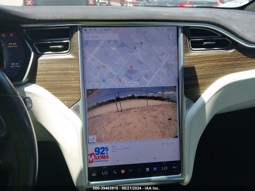 2016 Tesla Model X 60D/70D/75D/90D/P100D VIN: 5YJXCBE2XGF002524 Lot: 39483910