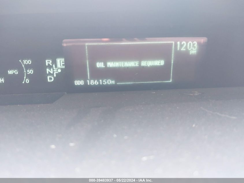 2010 Toyota Prius Ii VIN: JTDKN3DU7A0025097 Lot: 39483937