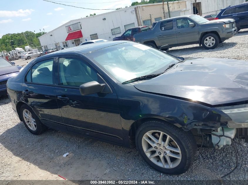 2010 Ford Fusion S VIN: 3FAHP0GA7AR175494 Lot: 39483952