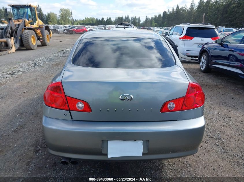 2005 Infiniti G35X VIN: JNKCV51F45M304977 Lot: 39483960