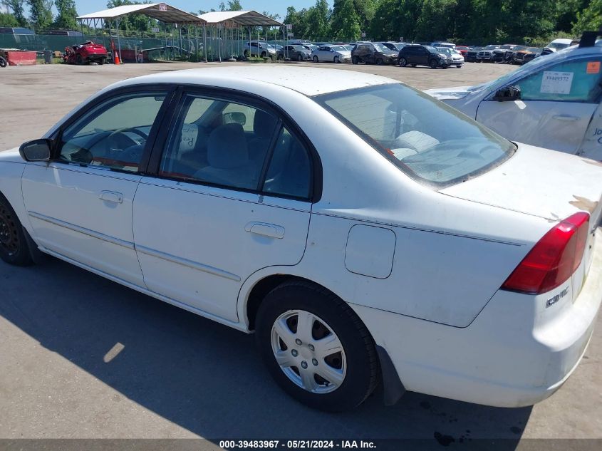 2HGES16522H562507 | 2002 HONDA CIVIC