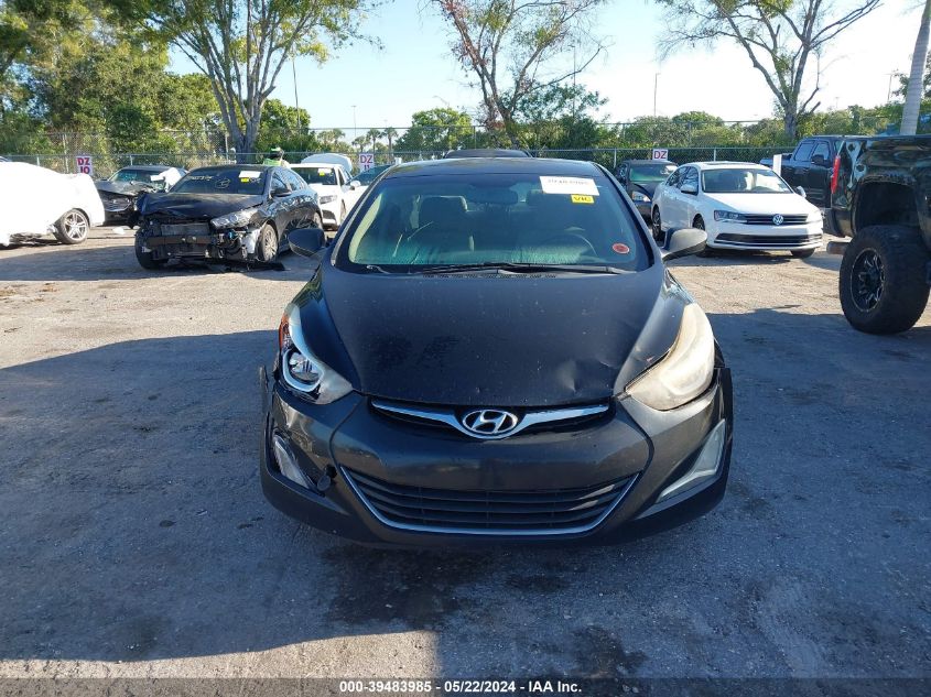 2014 Hyundai Elantra Se/Sport/Limited VIN: KMHDH4AE5EU062288 Lot: 39483985