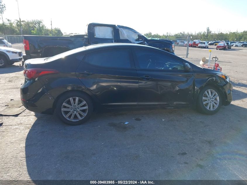 2014 Hyundai Elantra Se/Sport/Limited VIN: KMHDH4AE5EU062288 Lot: 39483985