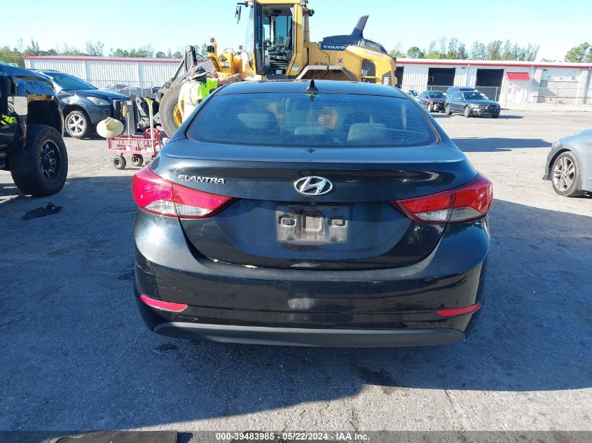 2014 Hyundai Elantra Se/Sport/Limited VIN: KMHDH4AE5EU062288 Lot: 39483985