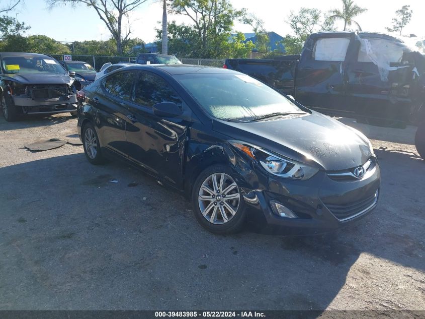 2014 Hyundai Elantra Se/Sport/Limited VIN: KMHDH4AE5EU062288 Lot: 39483985