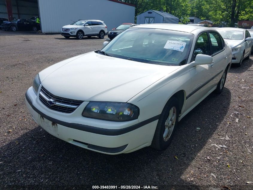 2003 Chevrolet Impala Ls VIN: 2G1WH52K039154662 Lot: 39483991