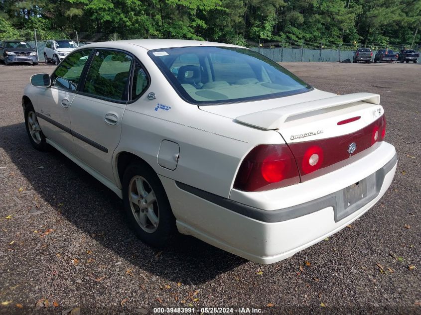 2003 Chevrolet Impala Ls VIN: 2G1WH52K039154662 Lot: 39483991