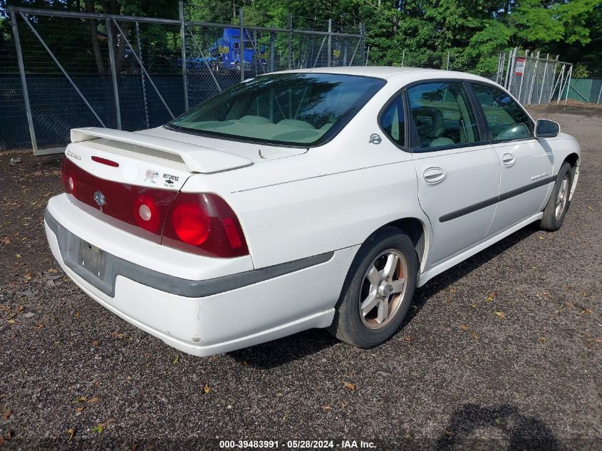 2003 Chevrolet Impala Ls VIN: 2G1WH52K039154662 Lot: 39483991